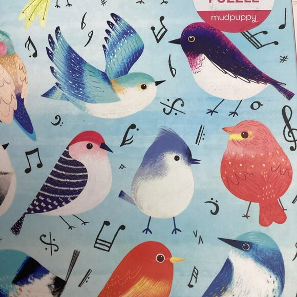 Mudpuppy Songbirds 500 Piece Puzzle Fun & Colorful Bird Illustration - Picture 5 of 5
